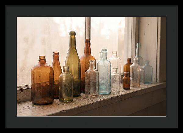 Vintage Glass Bottle Collection