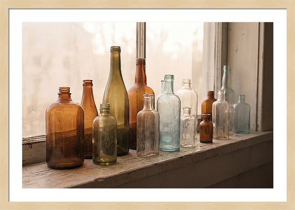 Vintage Glass Bottle Collection