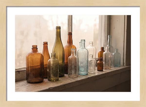 Vintage Glass Bottle Collection