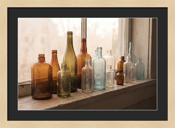 Vintage Glass Bottle Collection