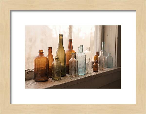 Vintage Glass Bottle Collection