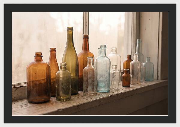 Vintage Glass Bottle Collection