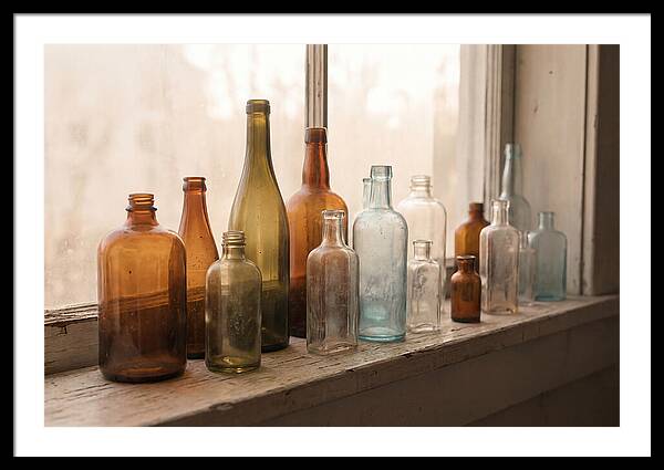 Vintage Glass Bottle Collection