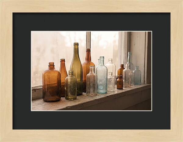 Vintage Glass Bottle Collection