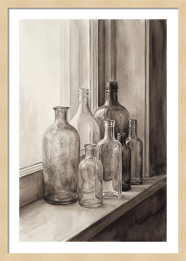 Vintage Glass Bottle Collection