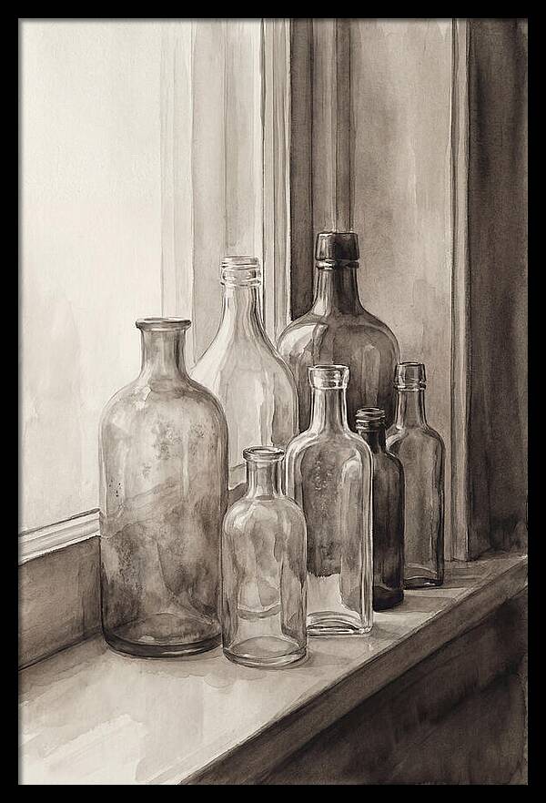 Vintage Glass Bottle Collection