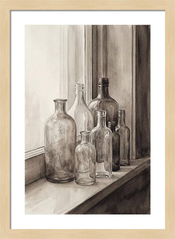 Vintage Glass Bottle Collection