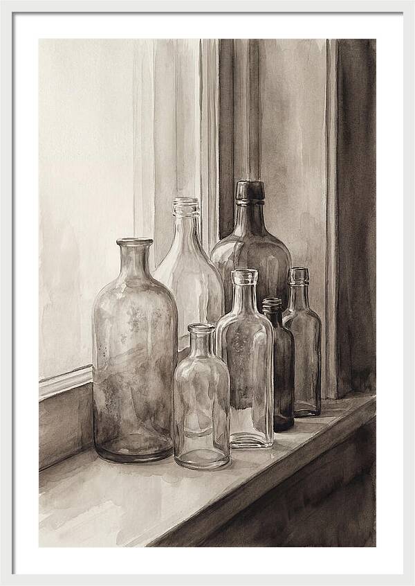 Vintage Glass Bottle Collection