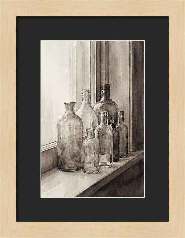 Vintage Glass Bottle Collection