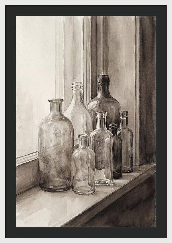 Vintage Glass Bottle Collection
