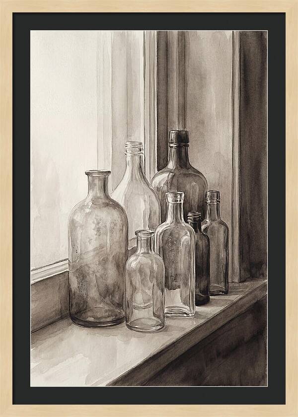 Vintage Glass Bottle Collection