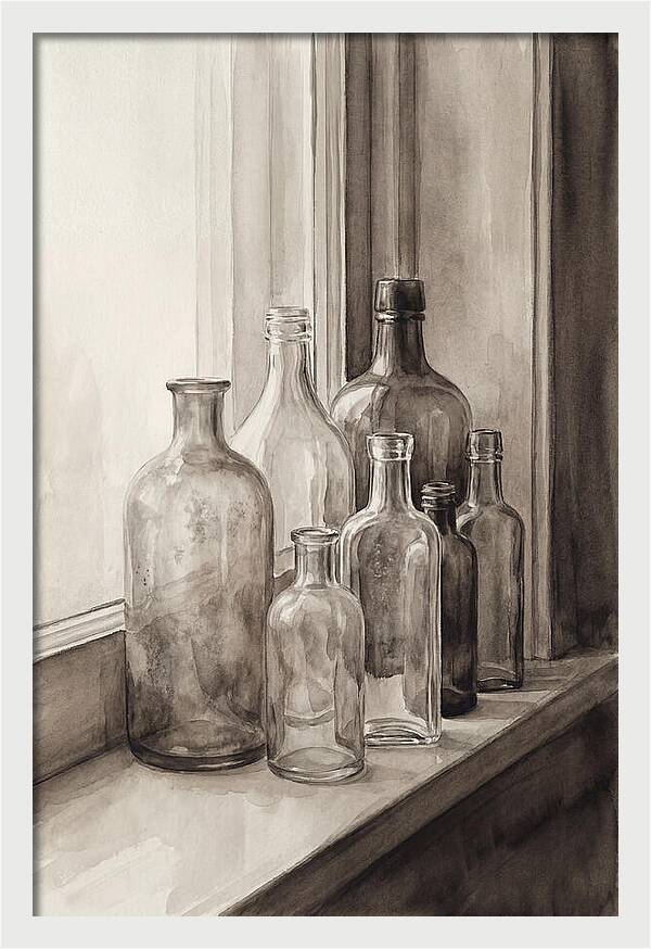 Vintage Glass Bottle Collection