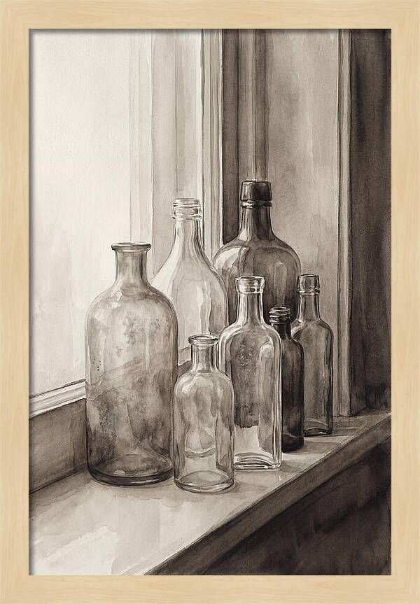 Vintage Glass Bottle Collection