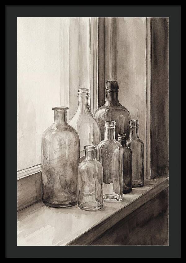 Vintage Glass Bottle Collection