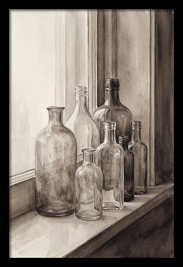 Vintage Glass Bottle Collection