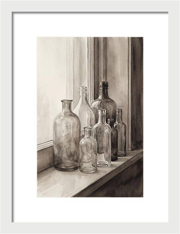 Vintage Glass Bottle Collection