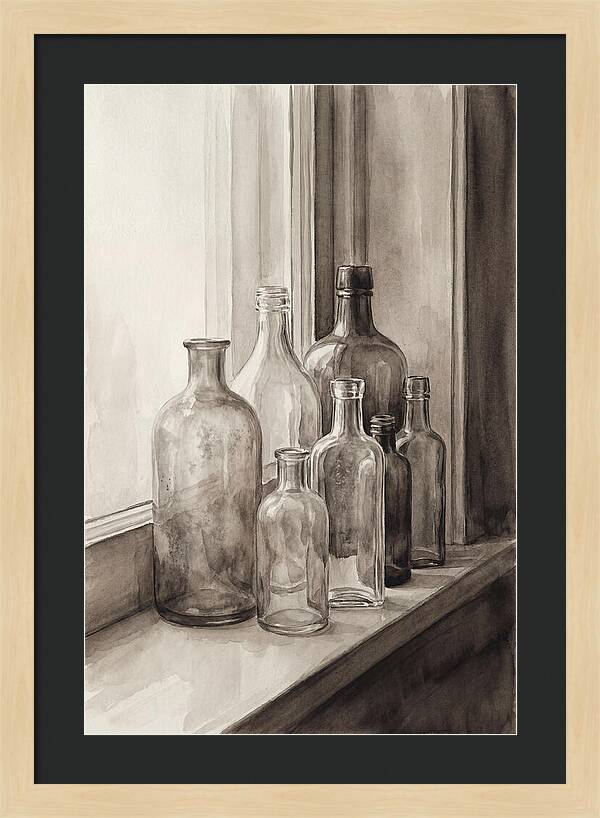 Vintage Glass Bottle Collection