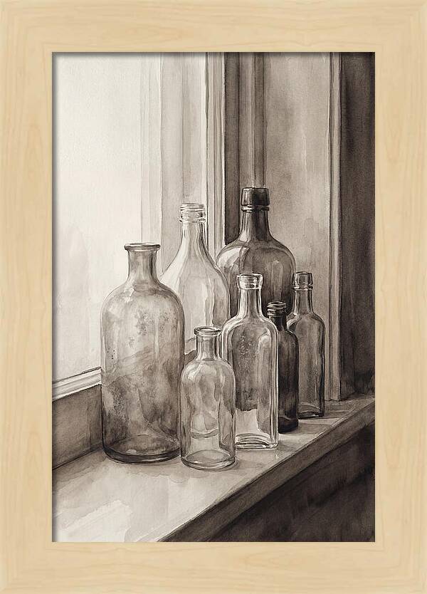 Vintage Glass Bottle Collection
