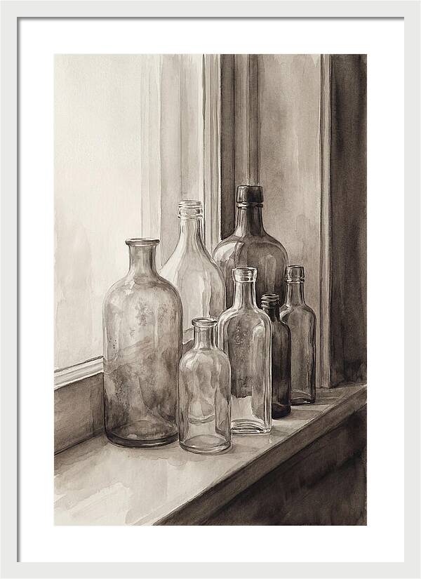 Vintage Glass Bottle Collection