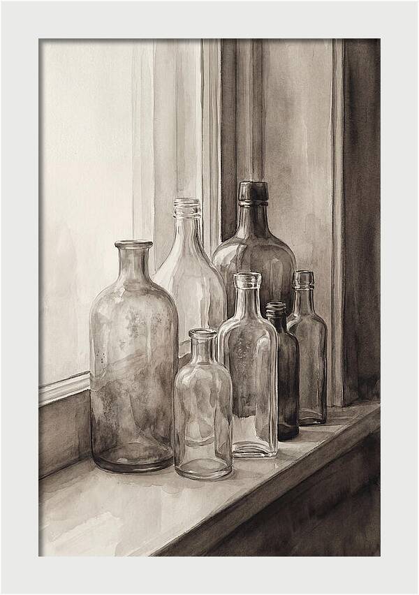 Vintage Glass Bottle Collection