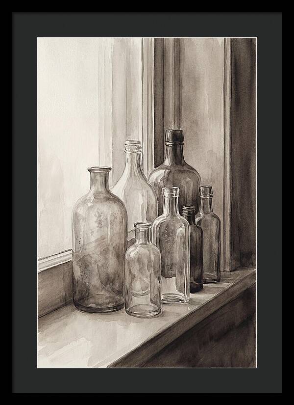 Vintage Glass Bottle Collection
