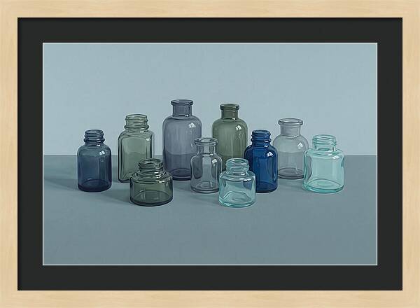 Vintage Glass Ink Wells Collection
