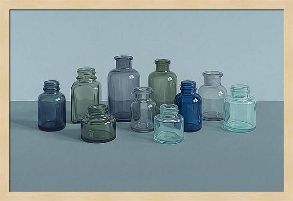 Vintage Glass Ink Wells Collection