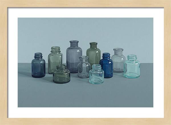 Vintage Glass Ink Wells Collection