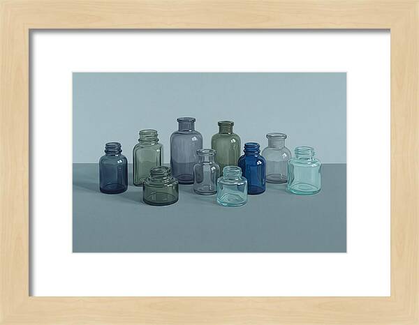 Vintage Glass Ink Wells Collection