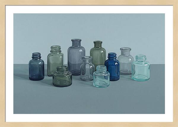 Vintage Glass Ink Wells Collection