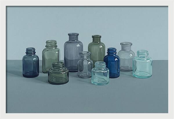 Vintage Glass Ink Wells Collection