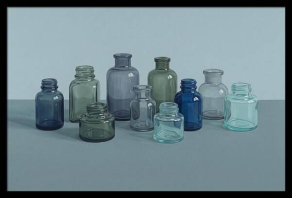 Vintage Glass Ink Wells Collection