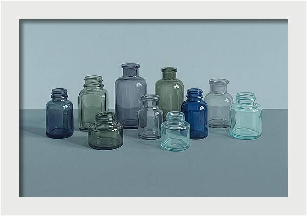 Vintage Glass Ink Wells Collection
