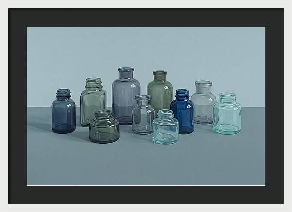 Vintage Glass Ink Wells Collection
