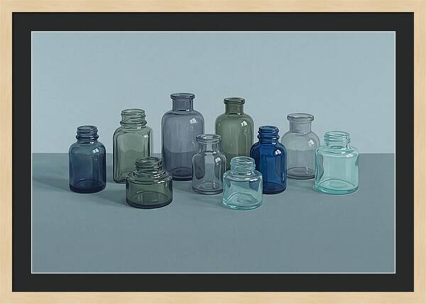 Vintage Glass Ink Wells Collection