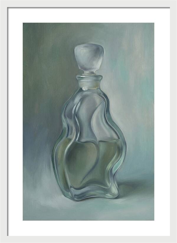 Vintage Glass Perfume Bottle