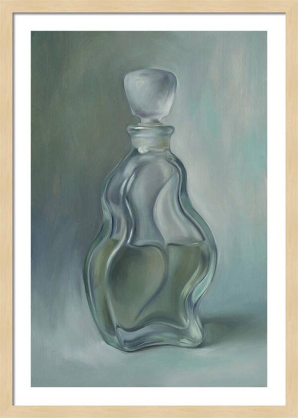 Vintage Glass Perfume Bottle