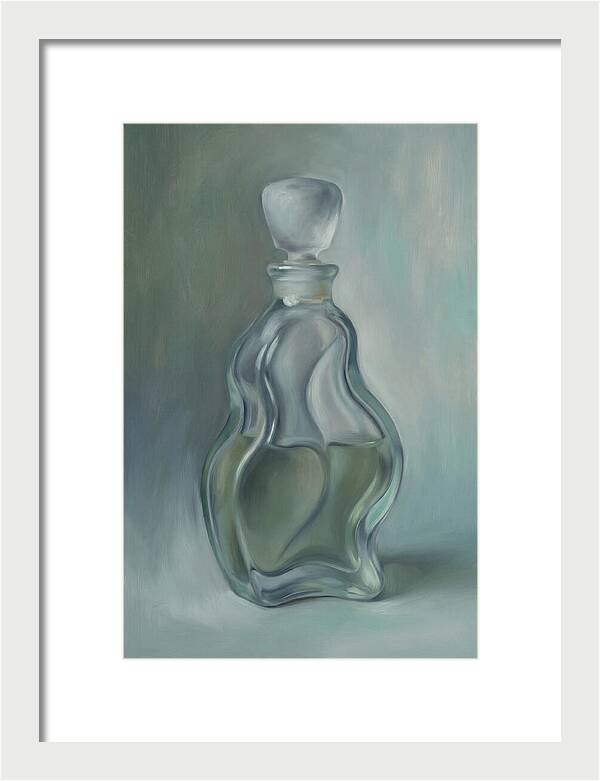 Vintage Glass Perfume Bottle