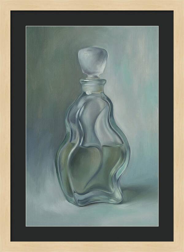 Vintage Glass Perfume Bottle