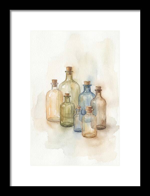 Vintage Glass Pharmacy Bottles