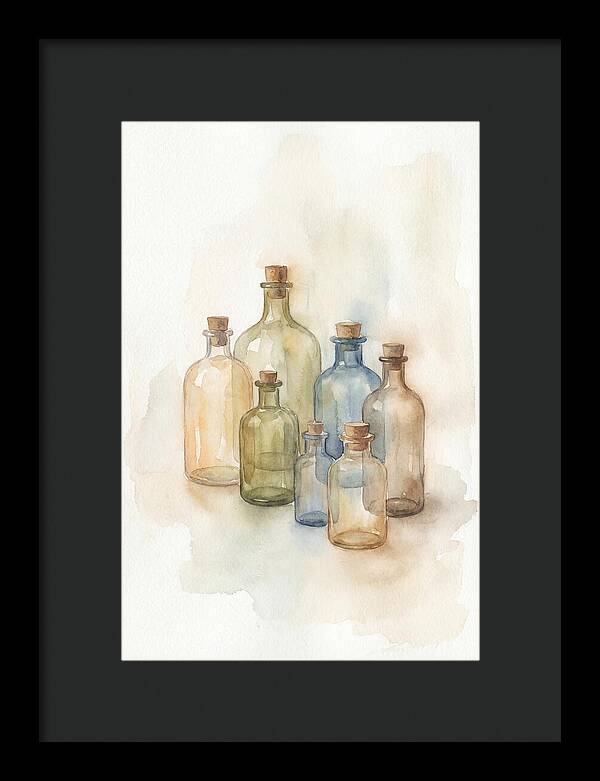 Vintage Glass Pharmacy Bottles