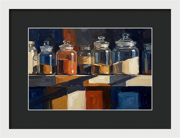 Vintage Glass Sweet Jars Collection