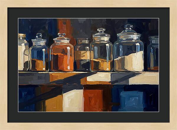 Vintage Glass Sweet Jars Collection