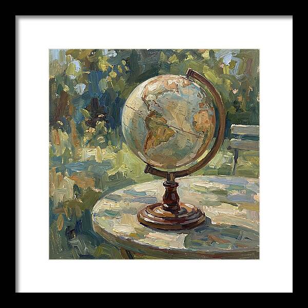 Vintage Globe In Nature