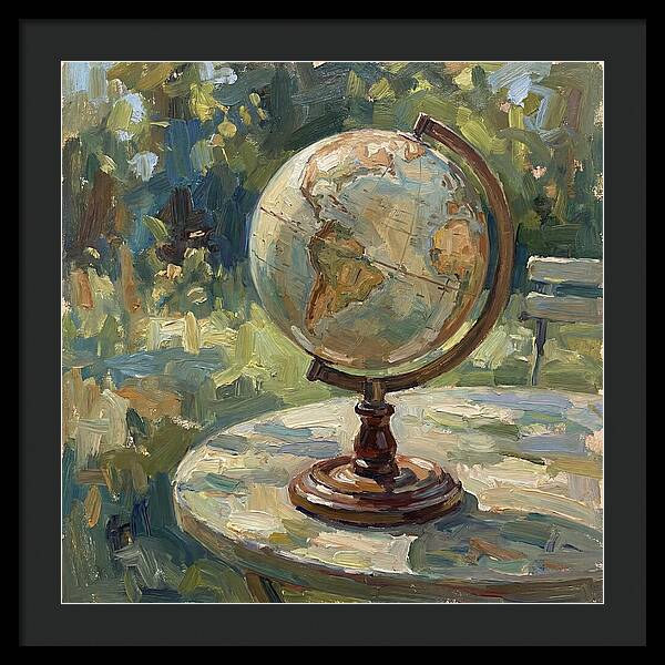 Vintage Globe In Nature