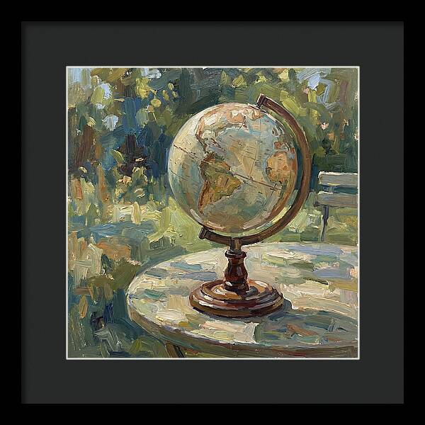 Vintage Globe In Nature