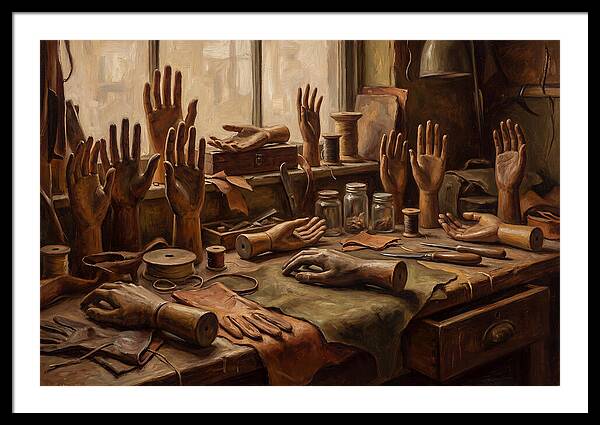 Vintage Glove Maker Workshop