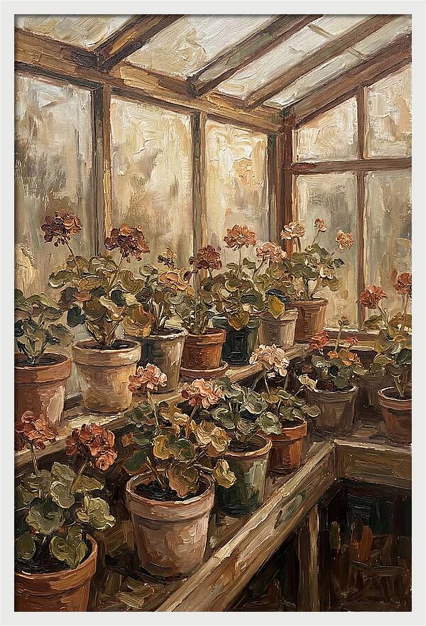 Vintage Greenhouse Serenity