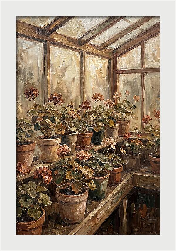 Vintage Greenhouse Serenity