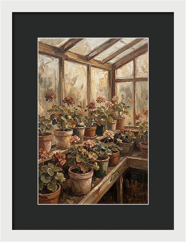 Vintage Greenhouse Serenity